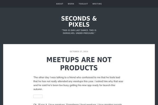Pocket theme site design template sample