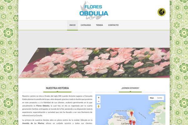 Delicate theme site design template sample
