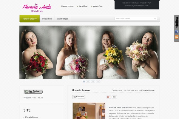 Mazine theme site design template sample