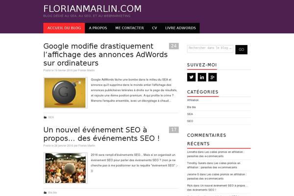 Hiero theme site design template sample