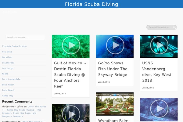 florida-scubadiving.com site used Morning