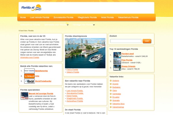 florida.nl site used Zonthema