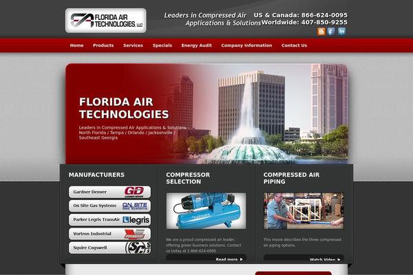 Florida theme site design template sample