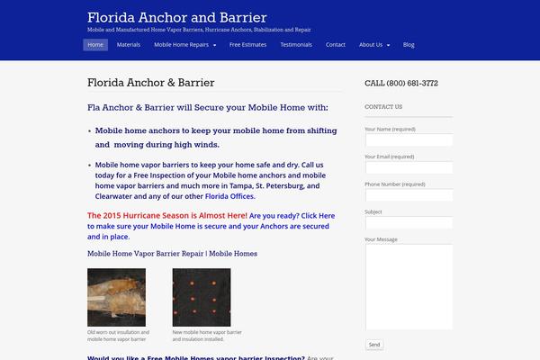 floridaanchorandbarrier.com site used Portfolio Press