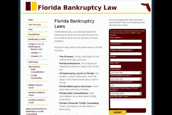 floridabankruptcylaws.com site used Focus