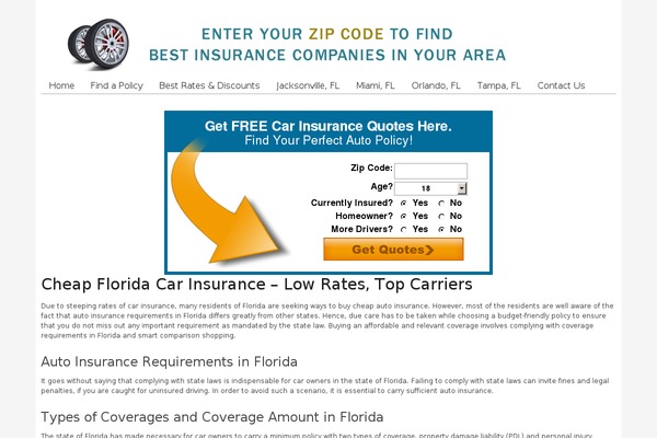 floridacarinsurancefl.com site used Presswork