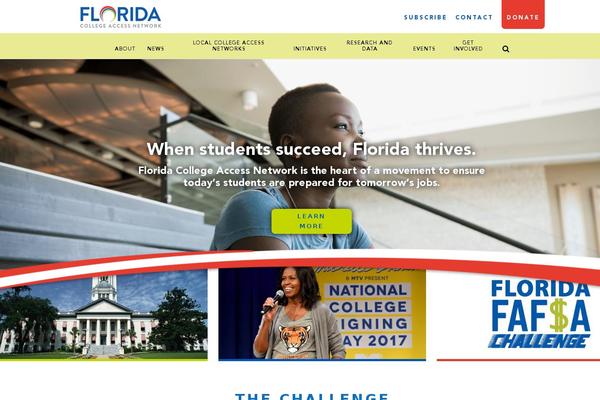 floridacollegeaccess.org site used Divi Child