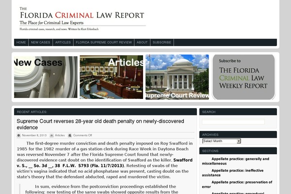 floridacriminallawreport.com site used Massive News