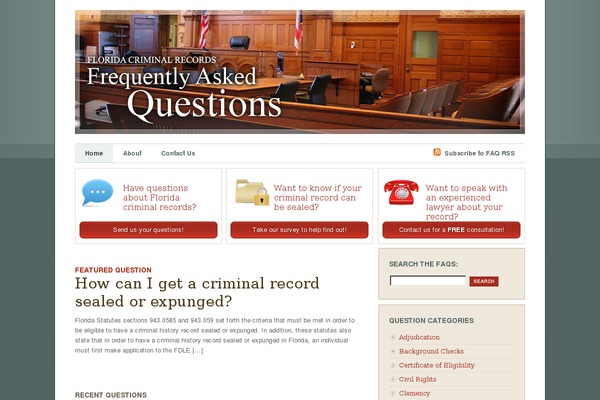 FAQ theme site design template sample