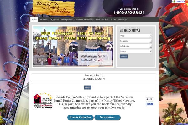 floridadeluxevillas.com site used Agentpress Two