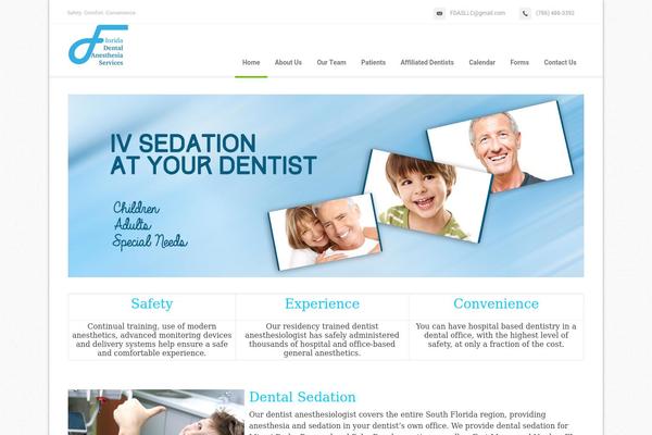 Florida theme site design template sample