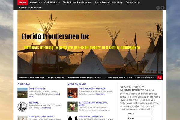 floridafrontiersmen.com site used Wp-visual
