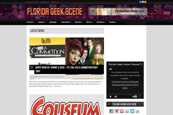 floridageekscene.com site used Kappa