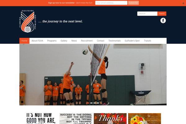 Accelerate theme site design template sample