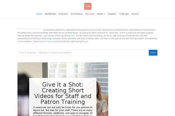 Divi theme site design template sample