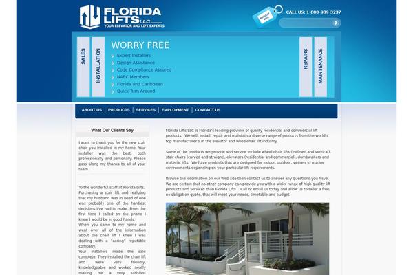 Florida theme site design template sample