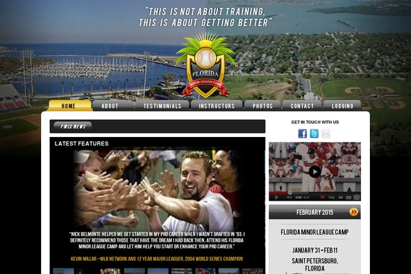 Florida theme site design template sample