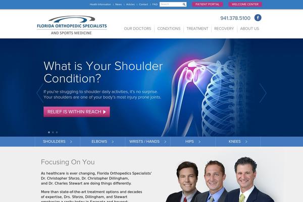 Florida theme site design template sample