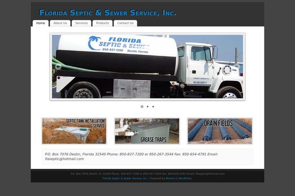 Mantra theme site design template sample