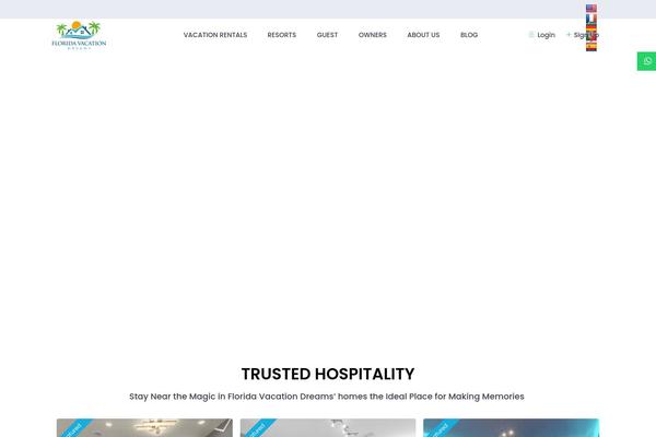 Site using Rentals-gutenberg plugin