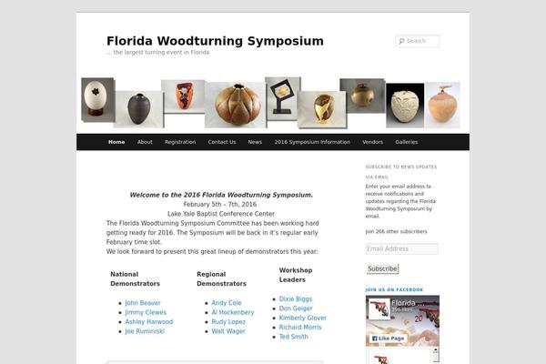 floridawoodturningsymposium.com site used Savona-bold