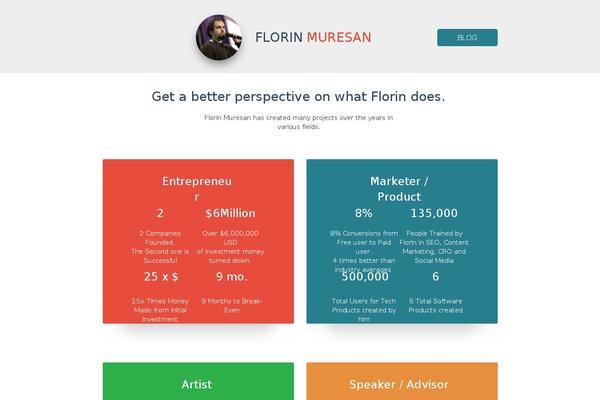 florinmuresan.com site used Upworthy