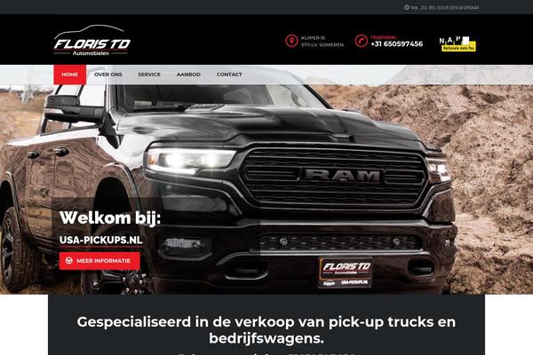 Motors-child theme site design template sample