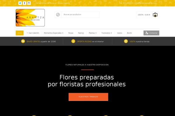 123garden theme site design template sample