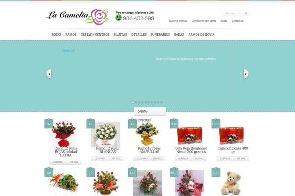 Boutique theme site design template sample