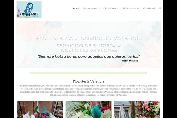 Iris theme site design template sample
