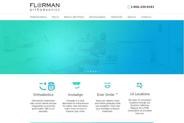 flormanortho.com site used Dental-clinic