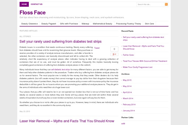 Freshlife theme site design template sample