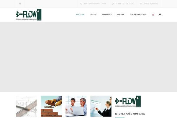 Constructo theme site design template sample
