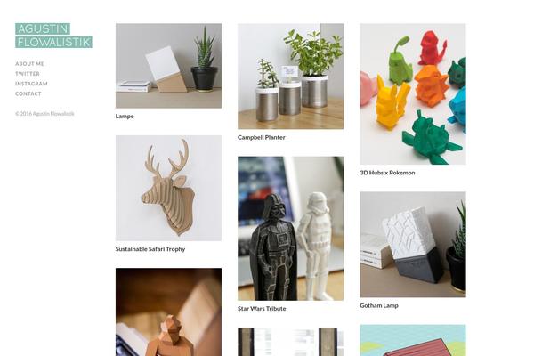 Fukasawa theme site design template sample