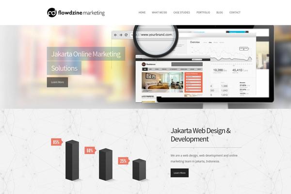 District theme site design template sample