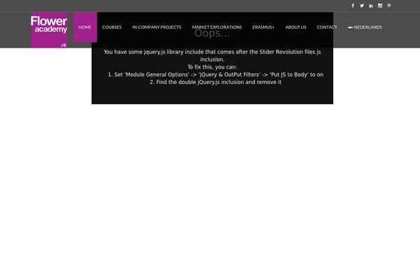 Composer-child theme site design template sample