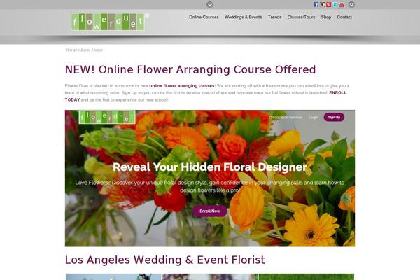 Flare theme site design template sample