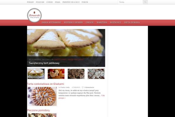 Foodpress theme site design template sample