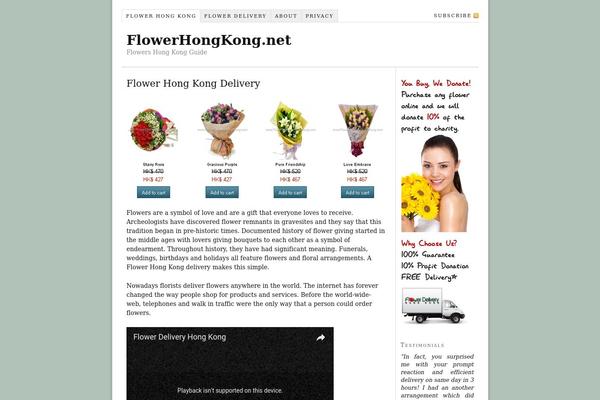 Thesis 1.8 theme site design template sample