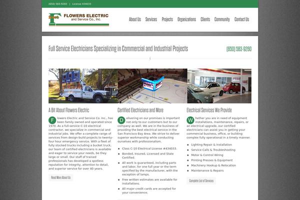 Nine theme site design template sample