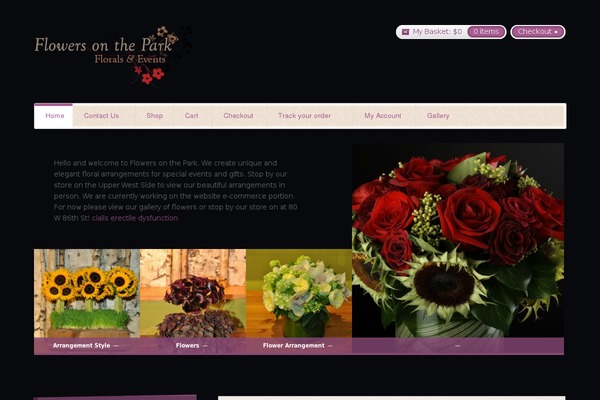 Artificer theme site design template sample