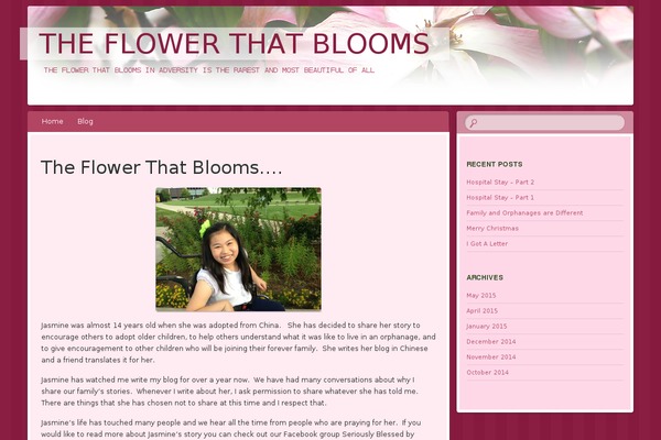 Bouquet theme site design template sample