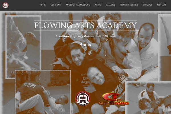 flowingarts.com site used Onetone-pro