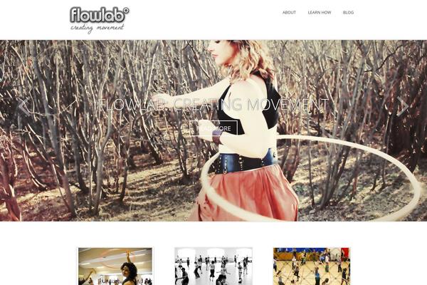 Indigo theme site design template sample