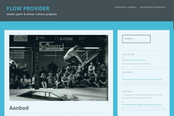 Swell theme site design template sample