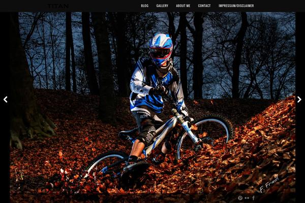 Titan theme site design template sample