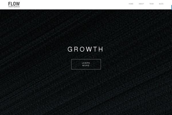 Flow theme site design template sample