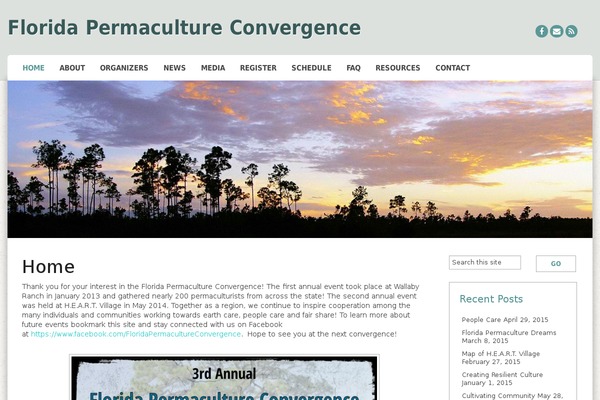 Cirrus theme site design template sample
