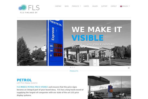One theme site design template sample