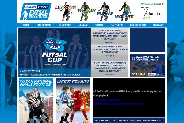 fltfutsal.co.uk site used Tvs